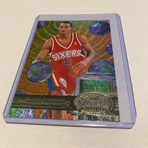 Allen Iverson 1997-98 Skybox Metal Universe Basketball Card